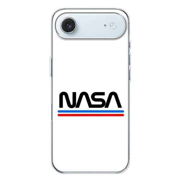 Чехол с рисунком «NASA на белом фоне» для iPhone 17 Air Чехол с рисунком «NASA на белом фоне» для iPhone 17 Air