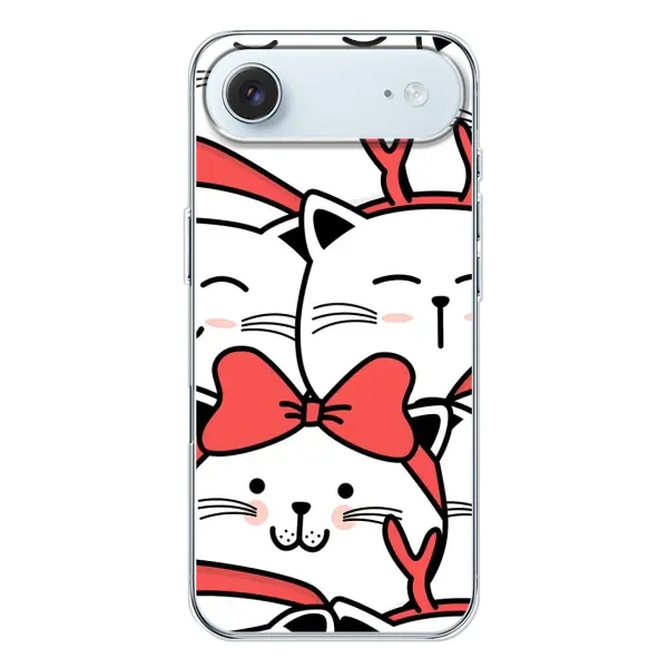 Чехол с рисунком «Новогодние котики» для iPhone 17 Air Чехол с рисунком «Новогодние котики» для iPhone 17 Air