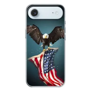 Чехол Флаг USA для iPhone 17 Air (Орел и флаг)