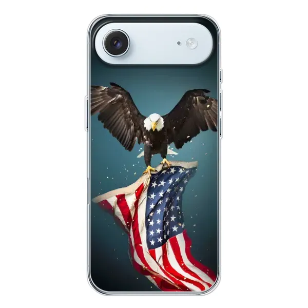 Чехол с рисунком «Орел и флаг» для iPhone 17 Air Чехол с рисунком «Орел и флаг» для iPhone 17 Air