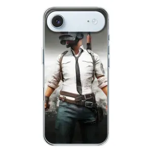 Силиконовый чехол с картинкой "Герой Pubg" на iPhone 17 Air (Пабг)