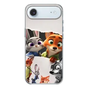 Силиконовый чехол с принтом Зоотрополіс для iPhone 17 Air (Персонажи Зоо)