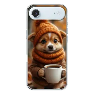 Печатный чехол «Зверята с кофе» для iPhone 17 Air (Собачка с кофе)
