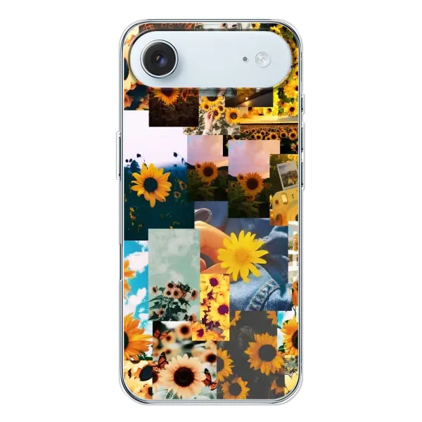 Чехол с рисунком «Подсолнуховый дизайн» для iPhone 17 Air Чехол с рисунком «Подсолнуховый дизайн» для iPhone 17 Air