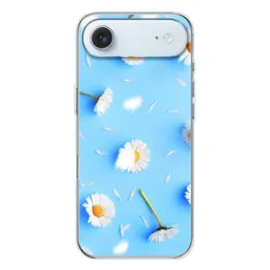 Чохол з Квітами для iPhone 17 Air (ромашки на блакитному)