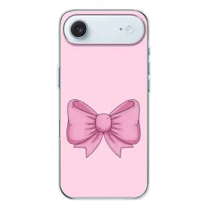 Чехол банты для iPhone 17 Air (Розовый бантик)