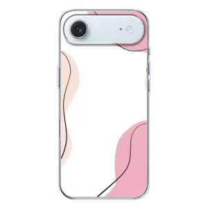 Чохол квітковий дизайн для iPhone 17 Air (Рожевий фон)