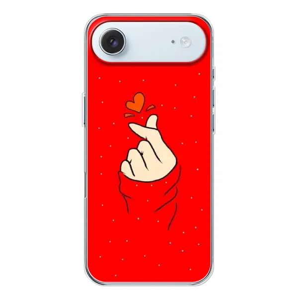Чехол с рисунком «Сердце на красном» для iPhone 17 Air
