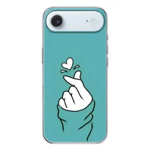 Чохол (Знак сердечка) для iPhone 17 Air (Сердечко на бірюзовому)