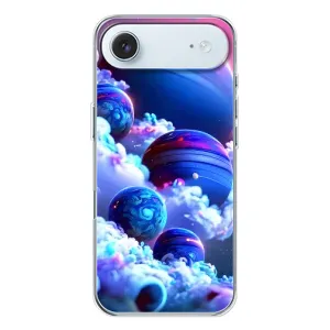 Чехлы КОСМОС для iPhone 17 Air (Синие планеты)