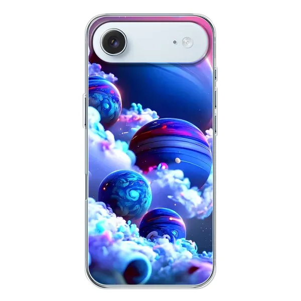 Чехол с рисунком «Синие планеты» для iPhone 17 Air