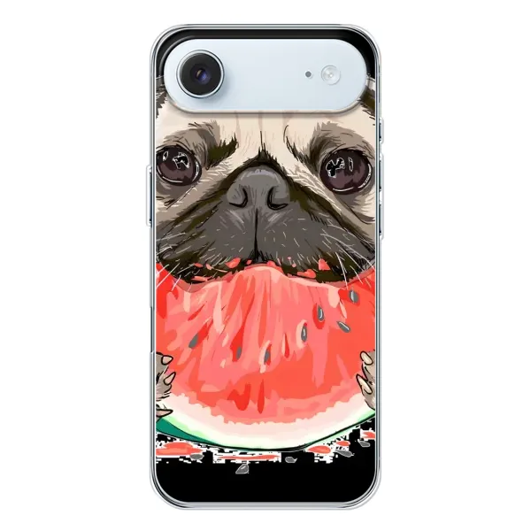 Чехол с рисунком «Смешной Мопс» для iPhone 17 Air Чехол с рисунком «Смешной Мопс» для iPhone 17 Air