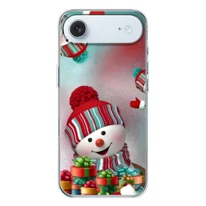 Чохли на Новий Рік iPhone 17 Air (Сніговик в шапці)