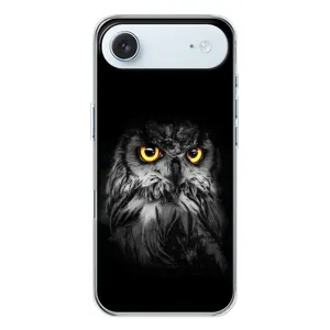 Чехлы с принтом СОВЫ для iPhone 17 Air (Сова на чёрном)