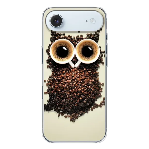 Чехол с рисунком «Сова с зерен кофе» для iPhone 17 Air Чехол с рисунком «Сова с зерен кофе» для iPhone 17 Air