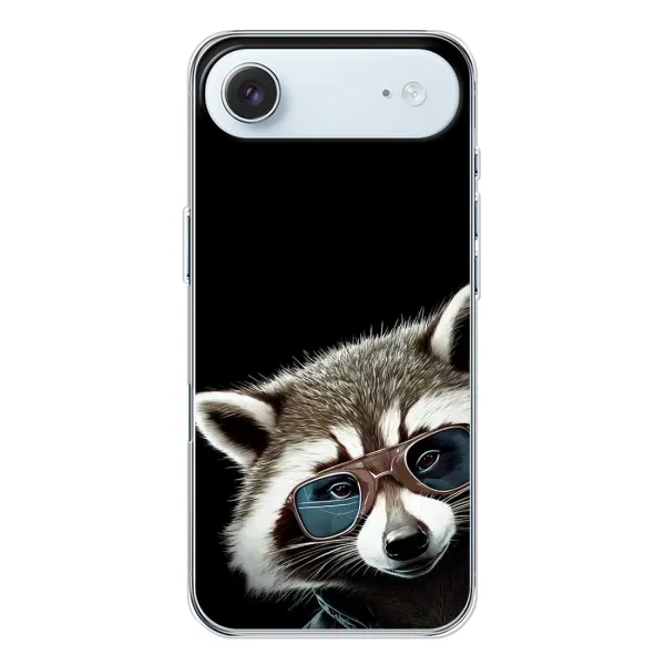 Чехол с рисунком «Стильный Енот» для iPhone 17 Air Чехол с рисунком «Стильный Енот» для iPhone 17 Air