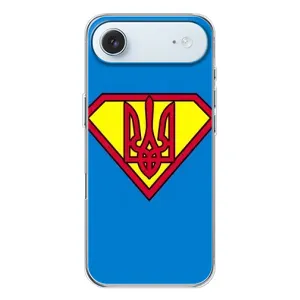Чохол з картинкою (Патріотичний ГЕРБ) на iPhone 17 Air (Герб - супер герой)