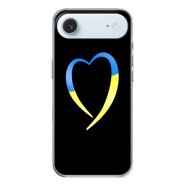 Чехол с рисунком «Украинское сердце» для iPhone 17 Air Чехол с рисунком «Украинское сердце» для iPhone 17 Air