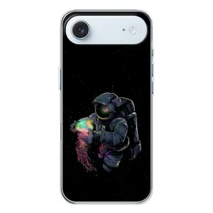 Силіконовый Чохол з принтом "Космонавти" на iPhone 17 Air (В руках земля)