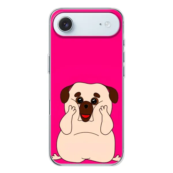 Чехол с рисунком «Веселый Мопсик» для iPhone 17 Air Чехол с рисунком «Веселый Мопсик» для iPhone 17 Air