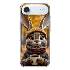Печатный чехол «Зверята с кофе» для iPhone 17 Air (Зайчик с кофе)