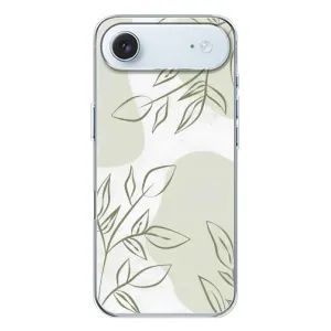 Чохол квітковий дизайн для iPhone 17 Air (Зелений дизайн)