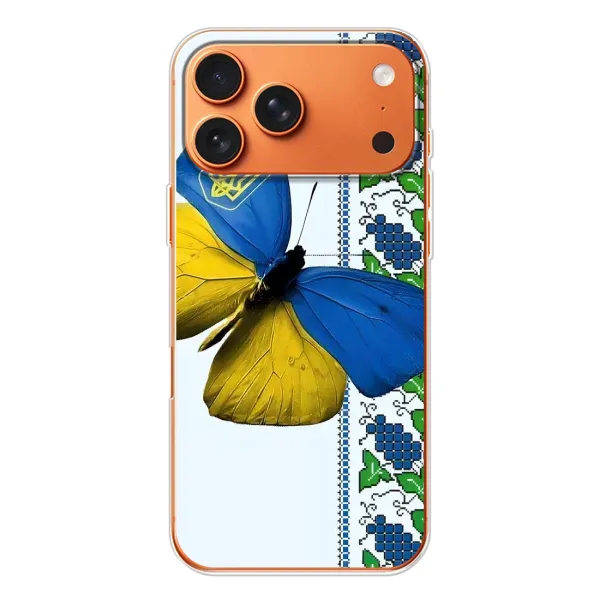 Чехол с рисунком «Бабочка» для iPhone 17 Pro Max Чехол с рисунком «Бабочка» для iPhone 17 Pro Max