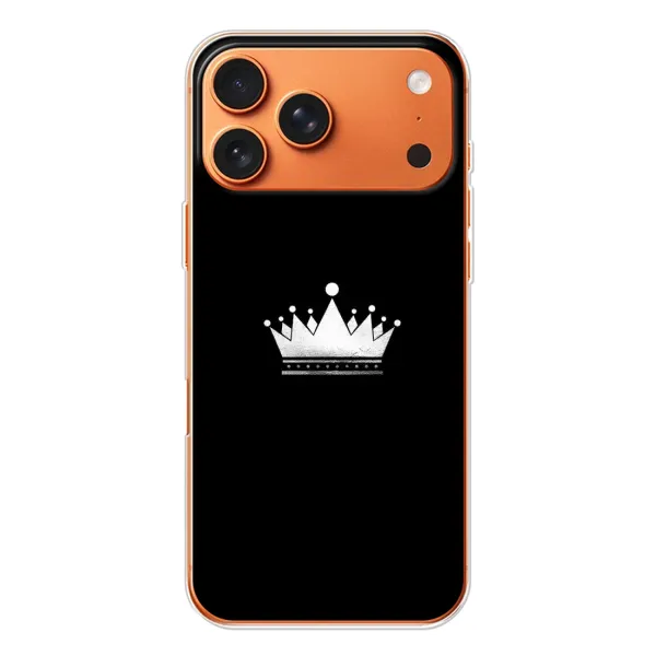 Чехол с рисунком «Белая корона» для iPhone 17 Pro Max Чехол с рисунком «Белая корона» для iPhone 17 Pro Max