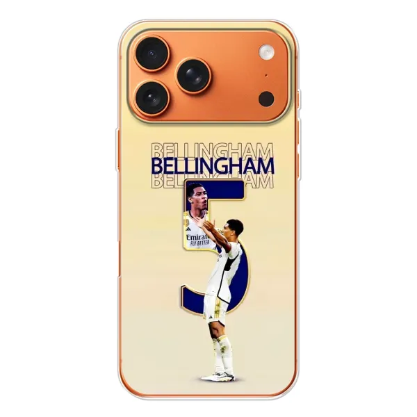 Чехол с рисунком «Беллингем ,Реал 5» для iPhone 17 Pro Max Чехол с рисунком «Беллингем ,Реал 5» для iPhone 17 Pro Max