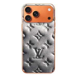 Текстурний Чохол Louis Vuitton для Айфон 17 Про макс (Бежевий ЛВ)