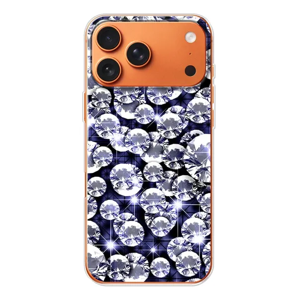 Чехол с рисунком «Бриллианты» для iPhone 17 Pro Max Чехол с рисунком «Бриллианты» для iPhone 17 Pro Max