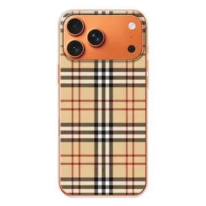 Чехол с Брендами одежды на Айфон 17 Про макс (Burberry стиль)