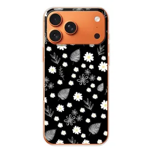 Чохли з тематикою "КВІТИ" на iPhone 17 Pro Max (цвітіння на чорному)