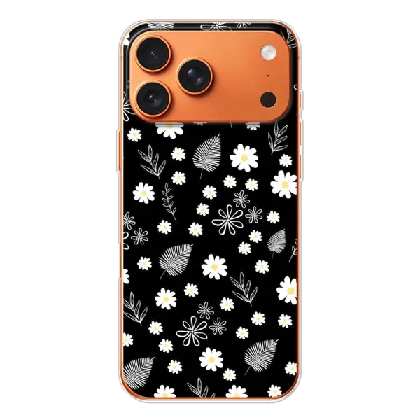 Чехол с рисунком «цветение на чорном» для iPhone 17 Pro Max Чехол с рисунком «цветение на чорном» для iPhone 17 Pro Max