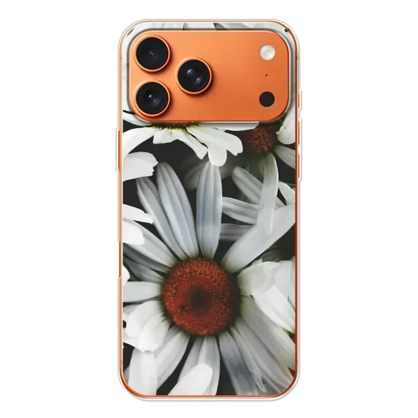 Чехол с рисунком «Цветы Ромашки» для iPhone 17 Pro Max Чехол с рисунком «Цветы Ромашки» для iPhone 17 Pro Max
