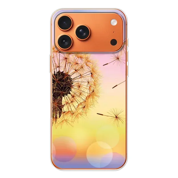 Чехол с рисунком «Цветок-одуванчик» для iPhone 17 Pro Max Чехол с рисунком «Цветок-одуванчик» для iPhone 17 Pro Max