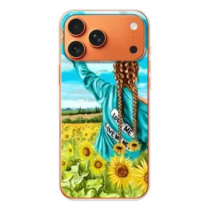Чехол Стильные девушки на iPhone 17 Pro Max (Девушка на поле)