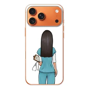 Силиконовый бампер (Работники) на iPhone 17 Pro Max (Доктор)