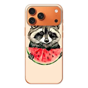 Силиконовый Чехол с Енотами на iPhone 17 Pro Max (Енот)