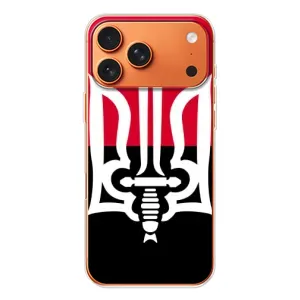 Чехлы УПА (Красно-Чёрный) на iPhone 17 Pro Max (Герб Украины)