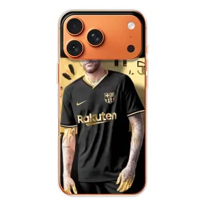 Силиконовый Чехол iPhone 17 Pro Max (Gold Neymar)