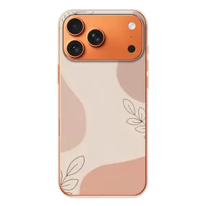 Чохол квітковий дизайн для iPhone 17 Pro Max (Кориневий фон)