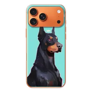 Чехол ДОБЕРМАН для iPhone 17 Pro Max (Король доберман)
