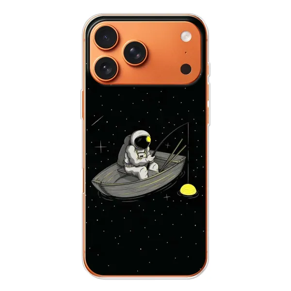 Чехол с рисунком «Космонавт на рыбалке» для iPhone 17 Pro Max Чехол с рисунком «Космонавт на рыбалке» для iPhone 17 Pro Max