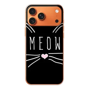 Бампер с изображением Котиков для Айфон 17 Про макс (КОТИК MEOW)
