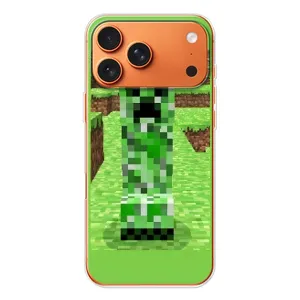 Чохли для iPhone 17 Pro Max (Персонажі МайнКрафт) (Кріпер 2)