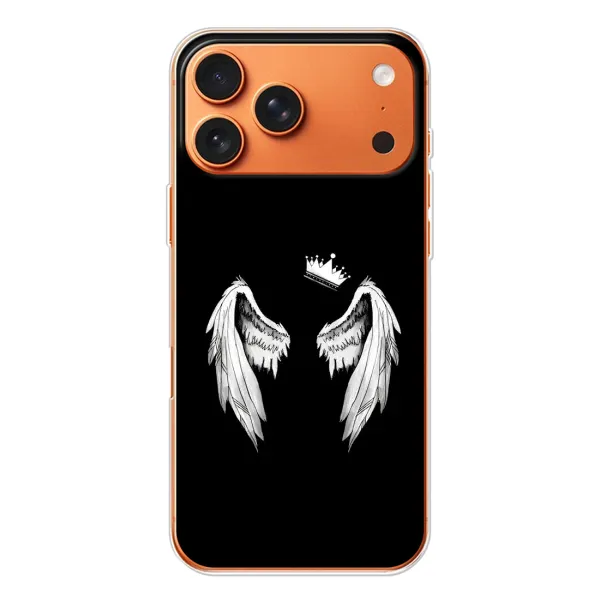 Чехол с рисунком «Крылья и корона» для iPhone 17 Pro Max Чехол с рисунком «Крылья и корона» для iPhone 17 Pro Max
