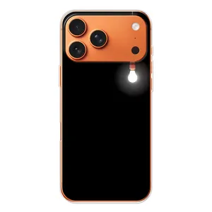 Чехол с картинками на черном фоне для iPhone 17 Pro Max (Лампочка)