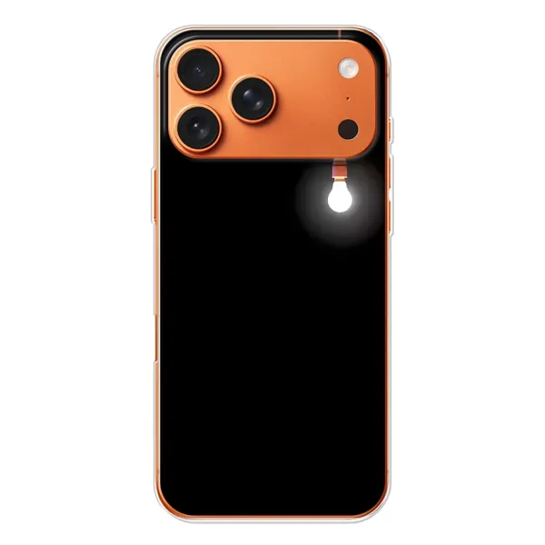 Чехол с рисунком «Лампочка» для iPhone 17 Pro Max