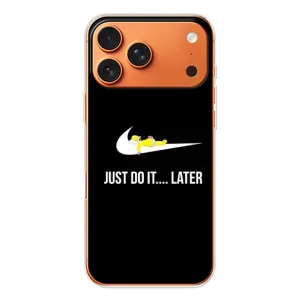 Силіконовый Чохол на iPhone 17 Pro Max з картинкою НАЙК (Later)